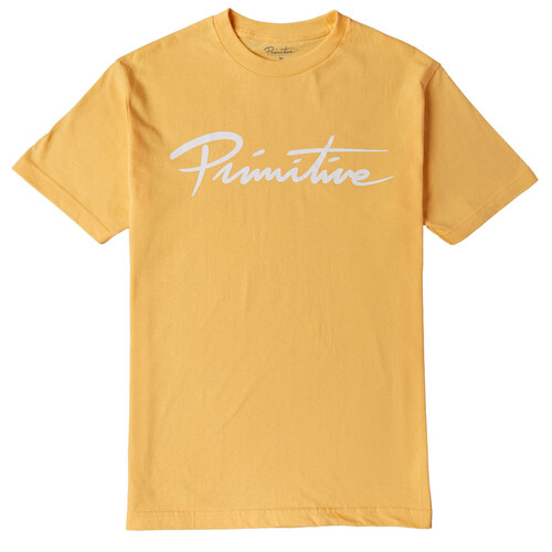 Primitive Tee Nuevo Script Squash [Size: Mens Medium]