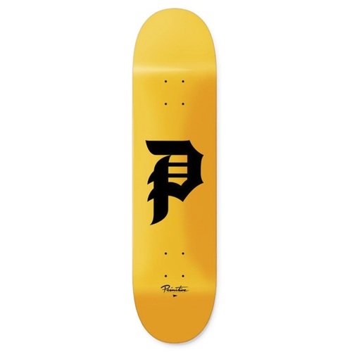 Primitive Deck Dirty P Yellow/Black 8.38 Inch Width