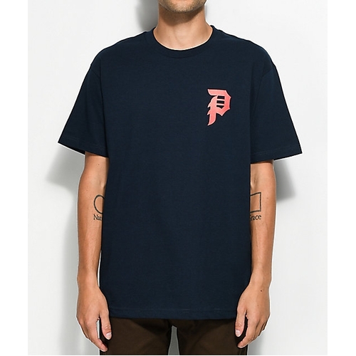Primitive Tee Dirty P Navy/Orange [Size: Mens Large]