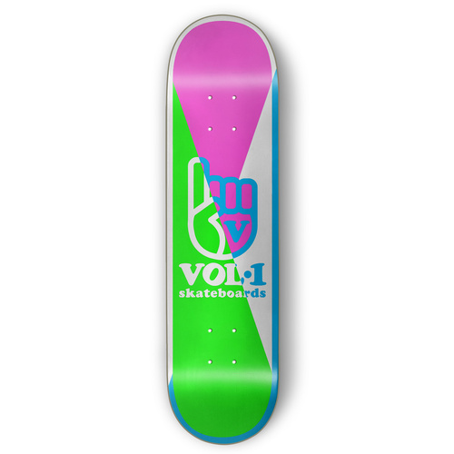 Volume 1 Deck Frames Green/Pink 8.125 Inch Width