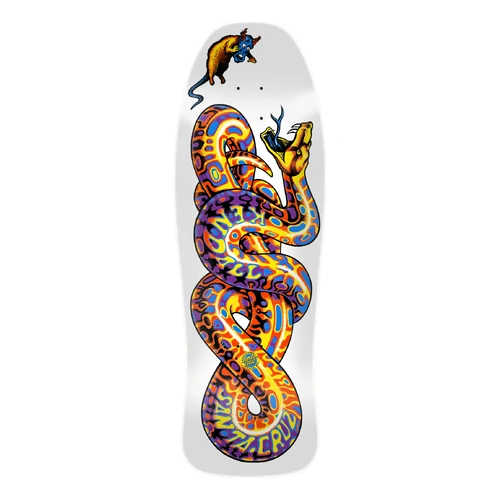 Santa Cruz Deck Kendall Reissue Snake White 9.97 Inch Width