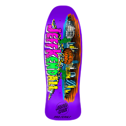 Santa Cruz Deck Pumpkin Jeff Kendall Purple 10.0 Inch Width