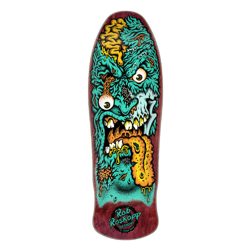 Santa Cruz Deck Rob Roskopp Face 2 Red/Teal 9.9 Inch Width