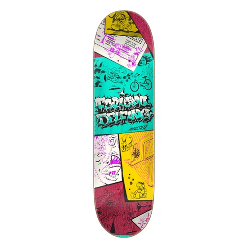 Santa Cruz Deck Delfino Scribble Feelbase 8.25 Inch Width