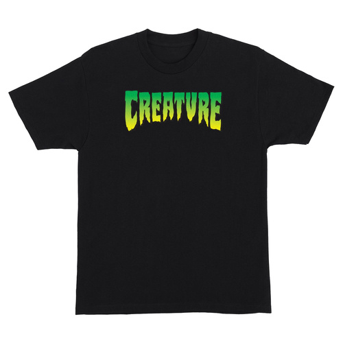 Creature Tee Logo Black [Size: Mens Medium] [Colour: Black]