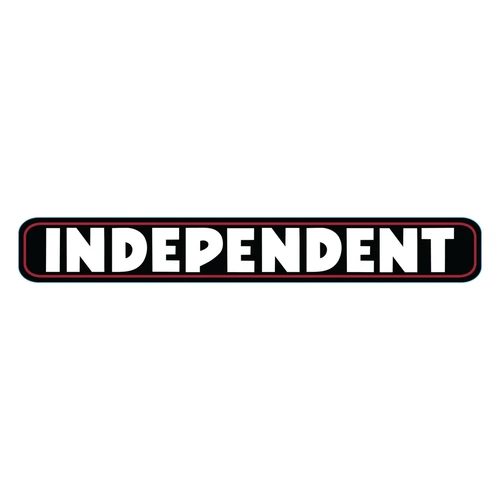 Independent Sticker Bar Logo Black 20cm Width
