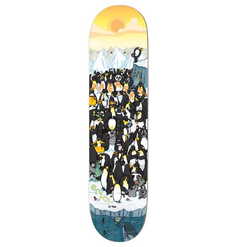 Enjoi Deck Penguin Party Ben Raemers 8.0