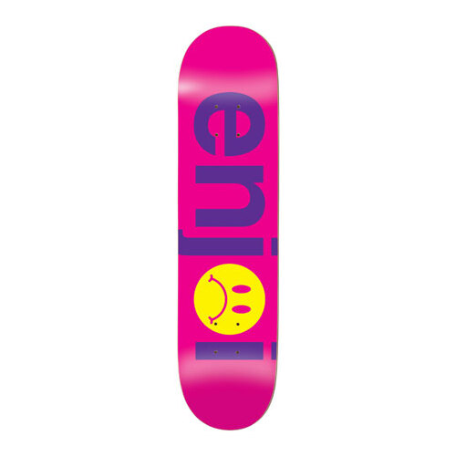 Enjoi Deck Frowney Face No Brainer Purple 7.75