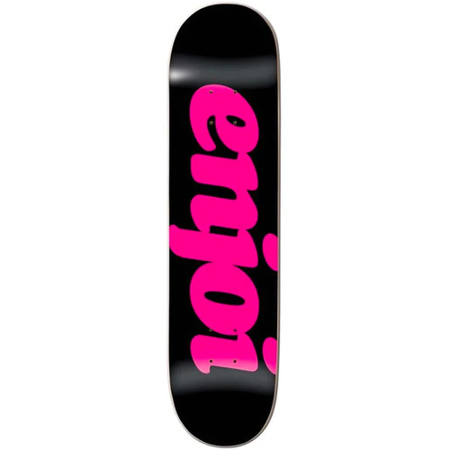 Enjoi Deck Flocked Black 7.75 Inch Width