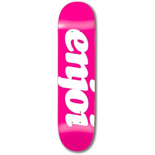 Enjoi Deck Flocked Pink 8.0