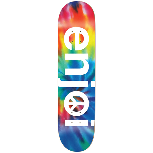 Enjoi Deck Peace Tie Dye 8.0 Inch Wide