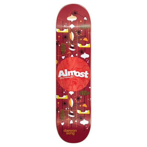 Almost Deck Mid Century Impact Plus Red 8.0