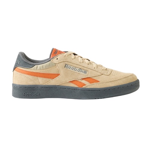 Reebok Club C Revenge Vintage Simple Beige/Grey/Rust Orange [Size: US 10] [Colour: Brown]