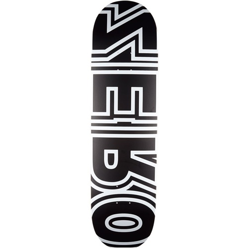 Zero Deck Bold Black/White 7.75