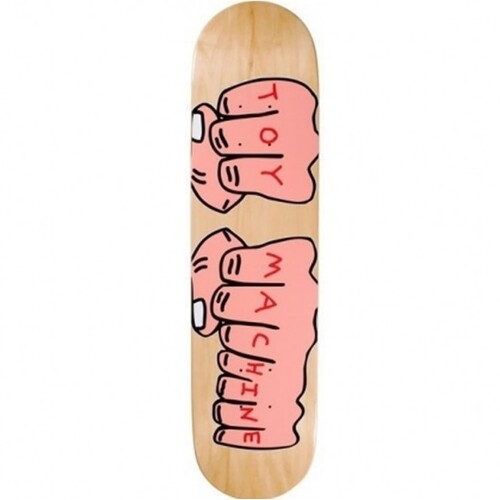 Toy Machine Deck Woodgrain Fists Assorted Woodgrain 7.75 Inch Width