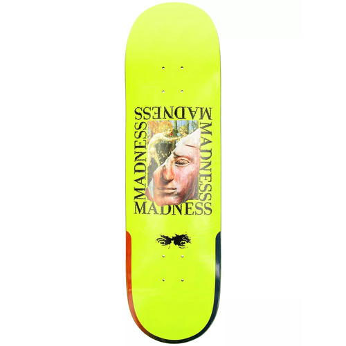 Madness Deck Labotomy R7 Neon Yellow 8.5 Inch Width