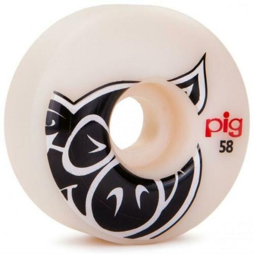 Pig Wheels Head Natural White 58mm
