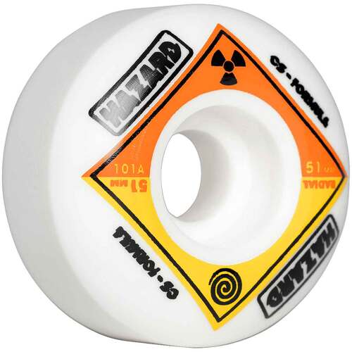 Hazard Wheels Bio CS Radial White 53mm