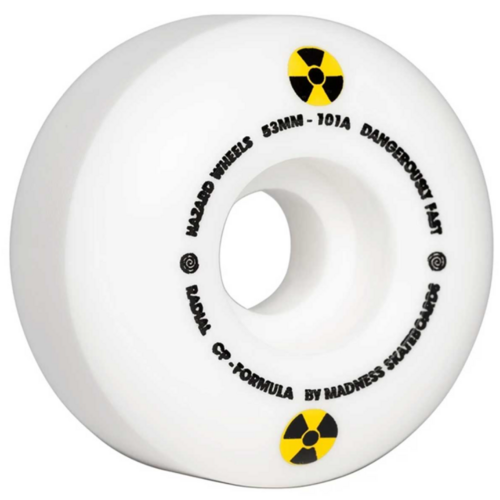 Hazard Wheels Swirl CP Radial White 55mm