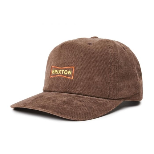 Brixton Hat Wedge MP Snapback Cord Bison