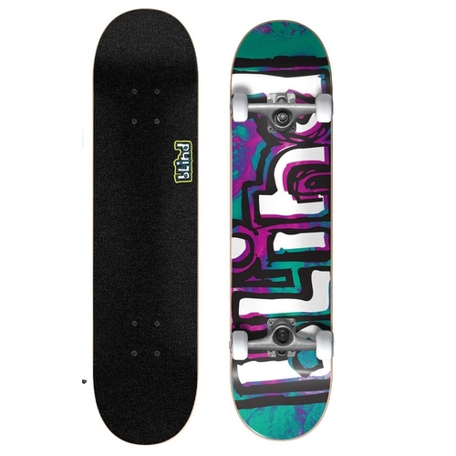 Blind Complete OG Watercolor Teal/Purple