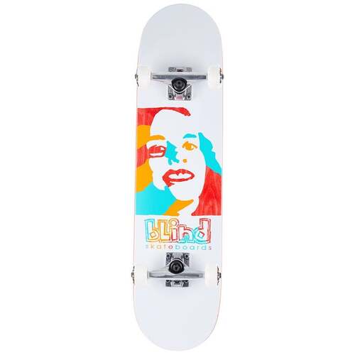 Blind Complete Psychedelic Girl White Premium 7.75