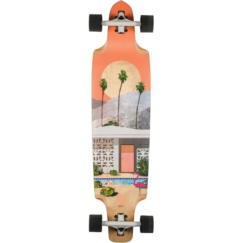 Globe Complete Longboard Spearpoint Motel Orange