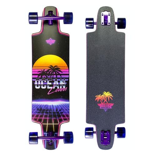 Dusters Complete Ocean Lovers Longboard Purple/Blue 36 Inch