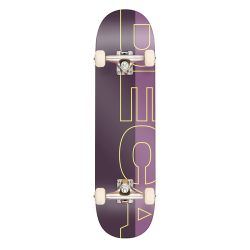 Deca Complete Wordmark Plum 8.5 Inch Width