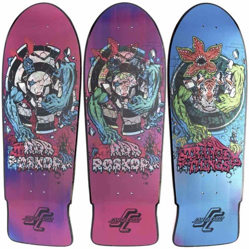 Santa Cruz Deck X Stranger Things Demogorgon 10.25 x 30 Inch