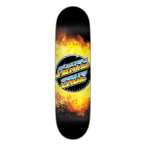 Santa Cruz Deck Everslick Chrome Dot Flame 8.5 Inch Width