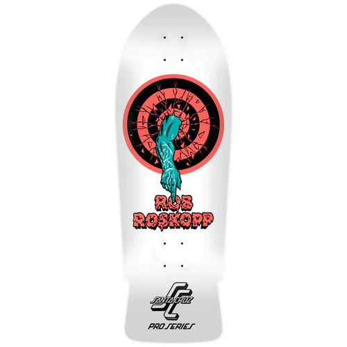 Santa Cruz Deck Roskopp One Reissue White/Red 10.35 x 30.06 Inch