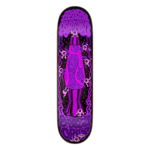 Santa Cruz Deck Henry Gartland Lavalamp Purple 8.28 Inch Width