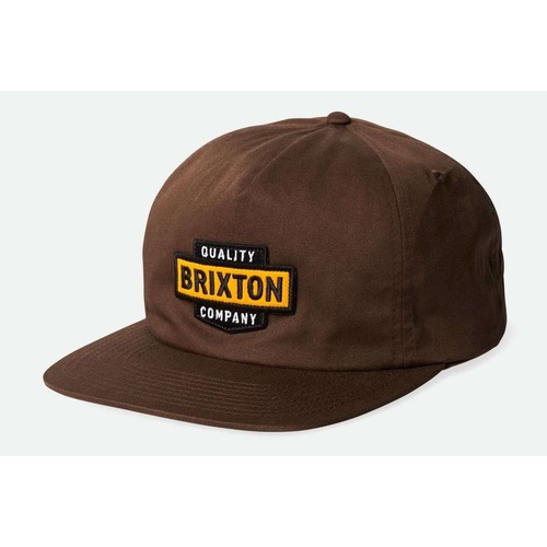 Brixton Hat Osborn MP Snapback Pinecone Brown