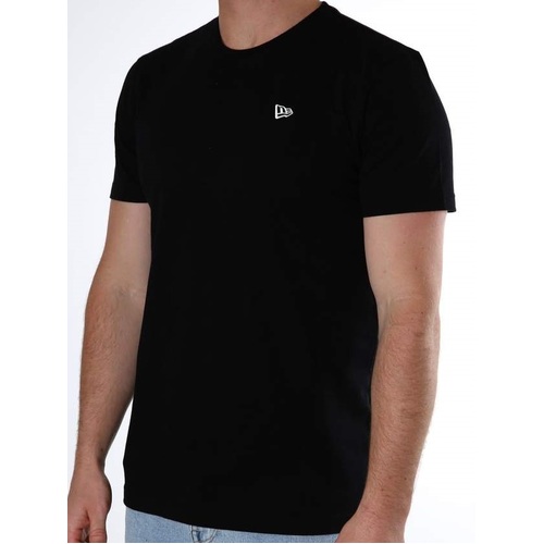 New Era Tee Black Flag Essential Black/White [Size: Mens Medium]