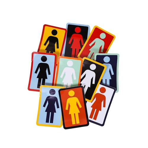 Girl Sticker OG 6 Inch Assorted