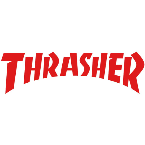 Thrasher Sticker Logo Die Cut 5.5 inch (Red Letters)