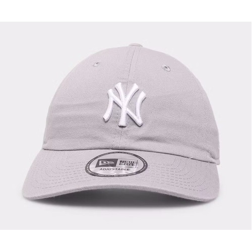 New Era Hat New York Yankees Casual Classic Light Grey
