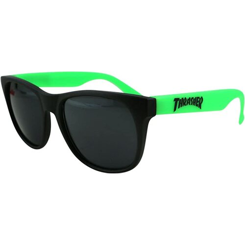 Thrasher Sunglasses Logo Black/Green