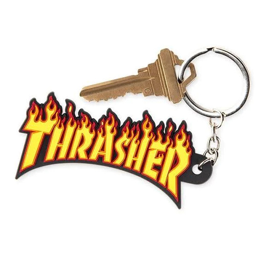 Thrasher Key Chain Flame