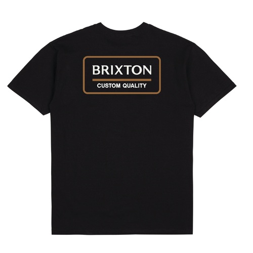 Brixton Tee Palmer Proper Black [Size: Mens Medium]