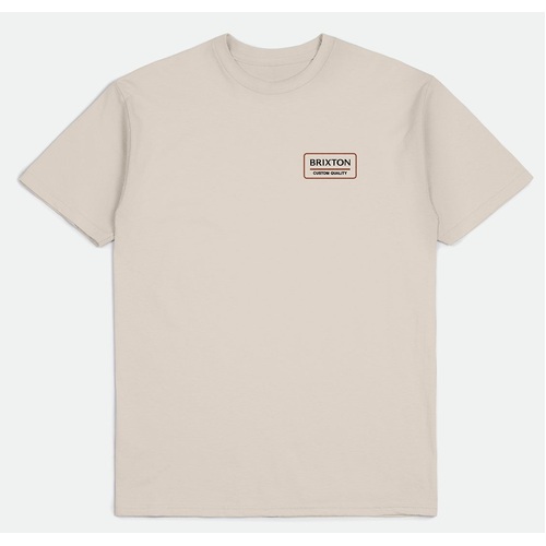 Brixton Tee Palmer Proper Cream [Size: Mens Medium]