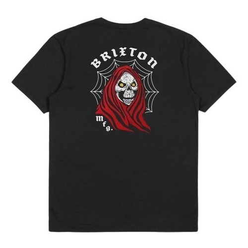 Brixton Tee Reaper Tailored Black [Size: Mens Medium]