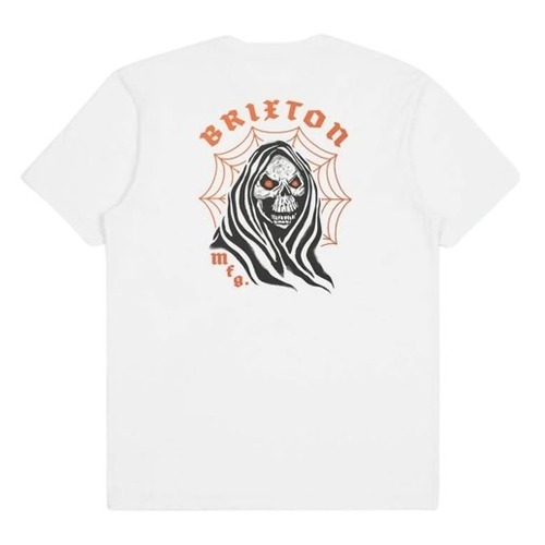 Brixton Tee Reaper Tailored White [Size: Mens Medium]