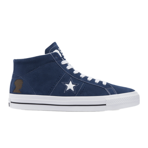 Converse One Star Pro Mid Ben Raemers Navy/White [Size: Mens US 9 / UK 8]
