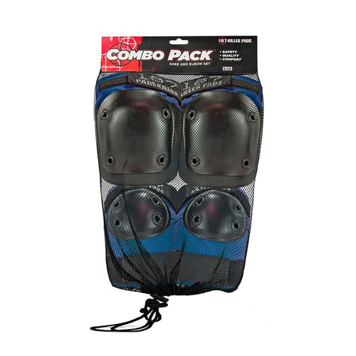 187 Pads Combo Pack Blue Large/XLarge
