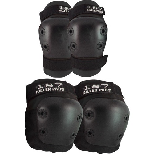 187 Pads Combo Pack Black XSmall