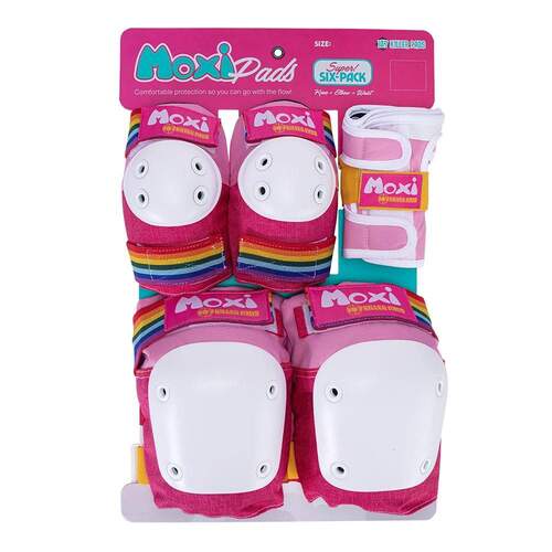 187 Pads Six Pack Moxi Pink Peach  X Small