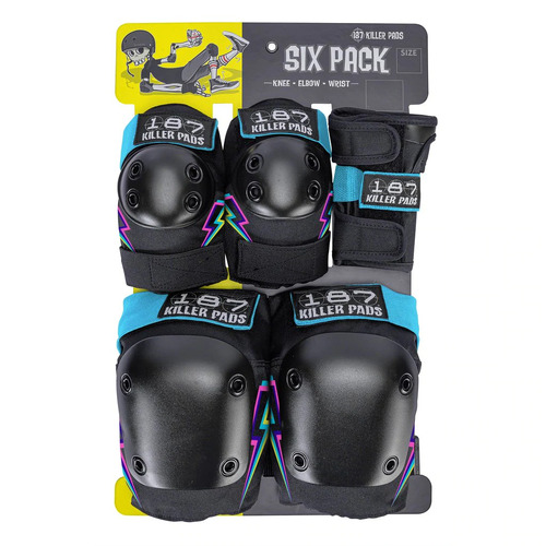 187 Pads Six Pack Electric Bolt X Small