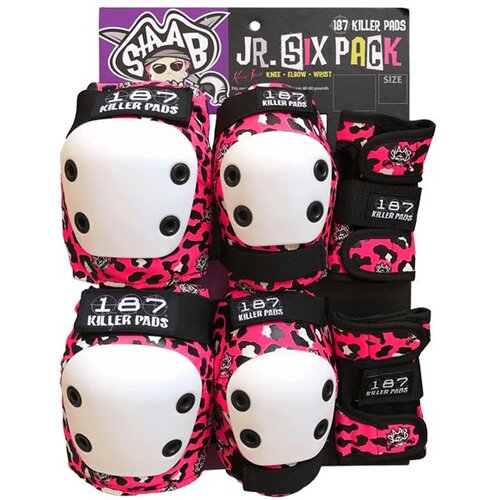 187 Pads Junior Six Pack Staab Pink